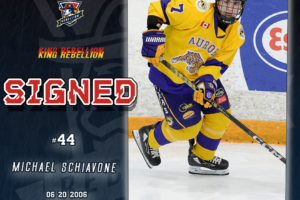 Rebellion Add Defenceman Michael Schiavone